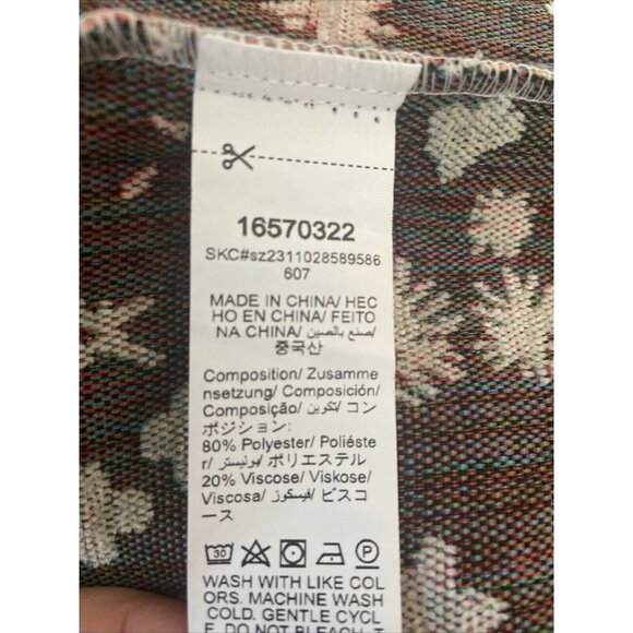 Floral Tapestry Vest Cottage Core Tie Front Sz Small - Picture 8 of 8